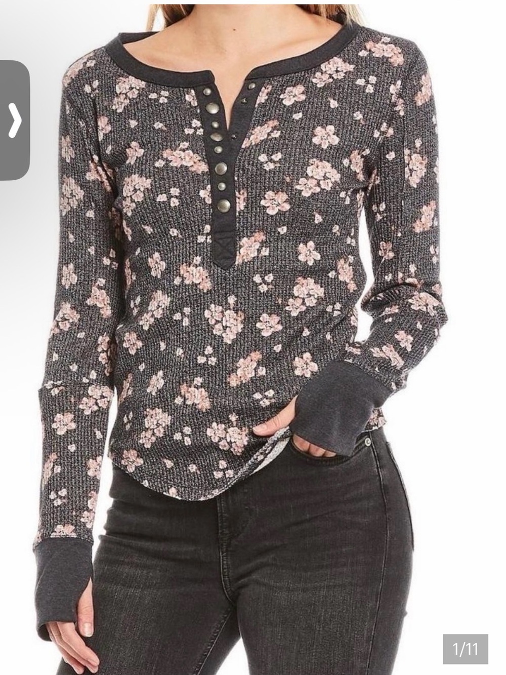 Free People Everest Ploral
Henley Size xs